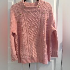 TALBOTS SOFT PINK SWEATER